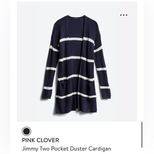 Pink Clover striped cardigan. Size M